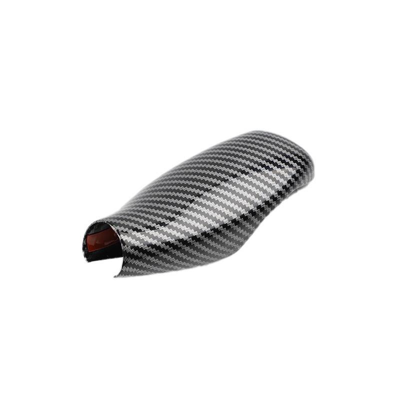 FÜR BMW Für 5er Serie/X3/X4/6er Serie GT/7er Serie 2018- Schalthebelabdeckung ABS Karbonfaser-Textur 11x5cm Perfekte Passform