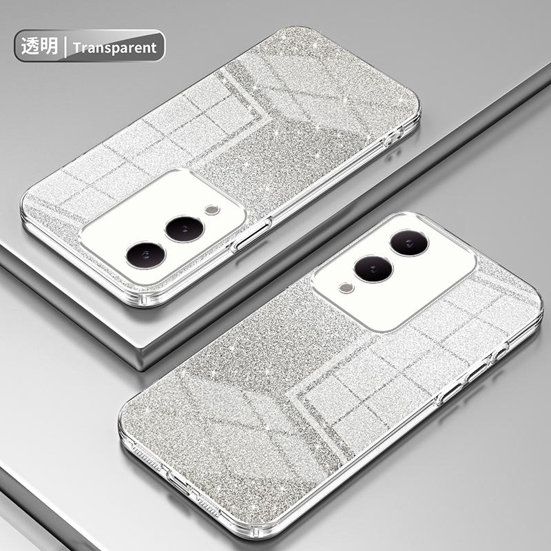 Applicable To VIVO Y200 Electroplated Glitter Mobile Phone Case IQOOZ11Turbo Transparent NEO11 All-inclusive Protective Case