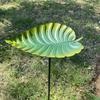 Leaf Shape Outdoor Bird Bath Winterproofed Durability Garden Decoration Feeders for Wild Birds for Nature Lover