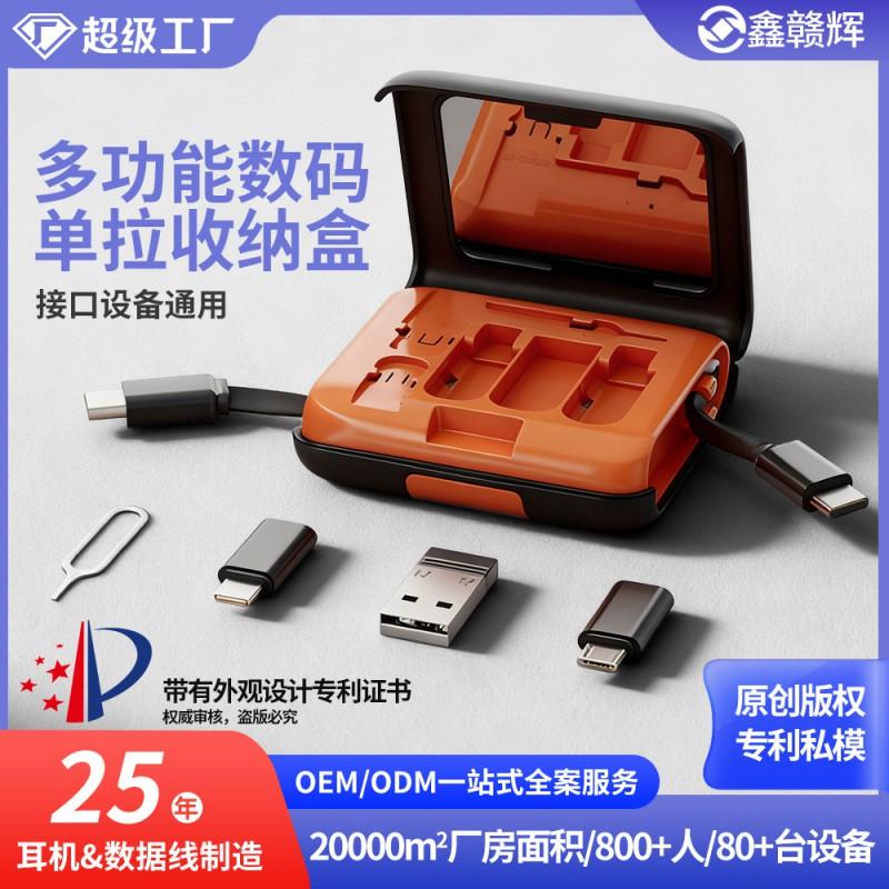 65W Fast Charging Retractable USB-C To Micro USB Cable Android Phones Tablets Power Bank