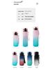 Gradient Frosted Water Bottle with Free Shipping - Large Capacity, Portable Sports Cup for Men and Women