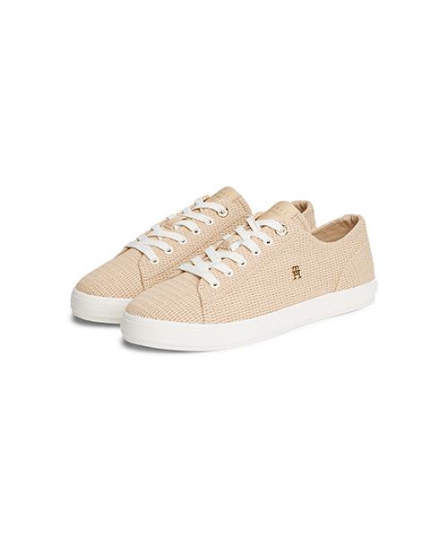 Tommy Hilfiger Foxy Canvas Sneakers - Beige (T52G1Ars320Wt1Ab3)