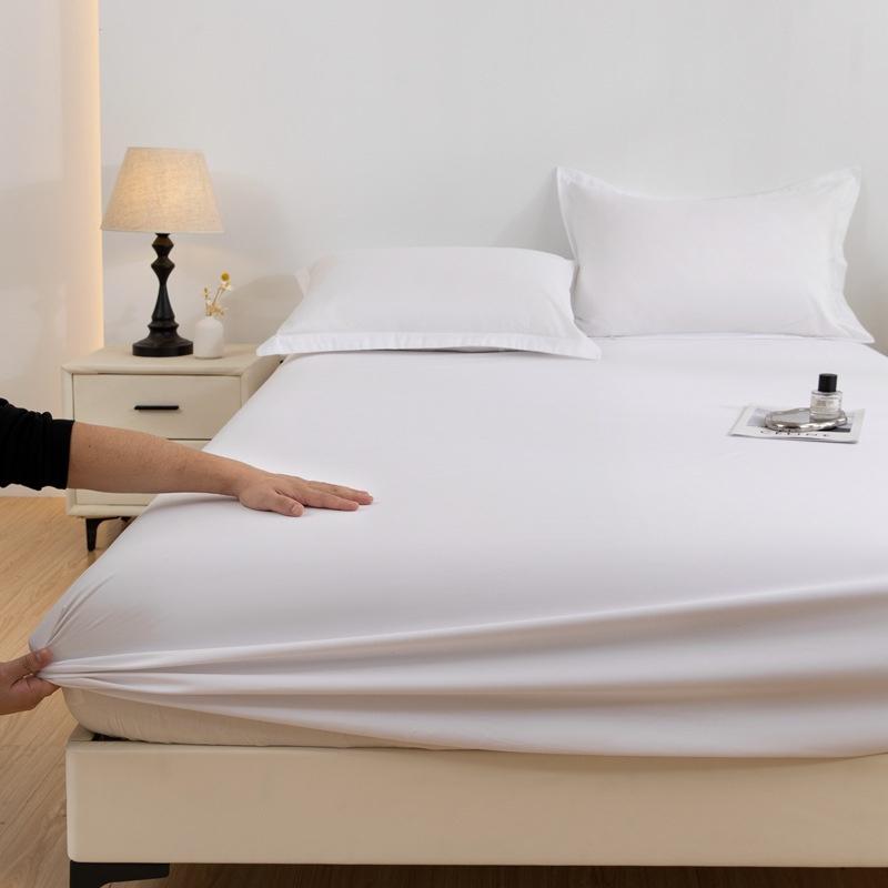 100% Waterproof Mattress Covers Protector Adjustable Non-Slip Bed Fitted Sheet with Elastic Band for Queen King