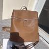 New High-end Korean Version of Cowhide Leather Backpack Travel Bag Large-capacity Bag Women's Bag