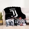 Juventus Team Celebration Blanket Durable Comfort Suitable for Sofa Bed Office for All Seasons Digital Print Birthday Christmas Gift Blanket