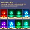 New Wireless Adhesive LED Car Interior Ambient Light Remote Control Decoration Auto Roof Foot Atmosphere Lamp Bicycle Tail Light