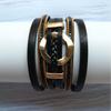 Bracciale da Donna in Ecopelle Stile Bohemien con Chiusura Magnetica