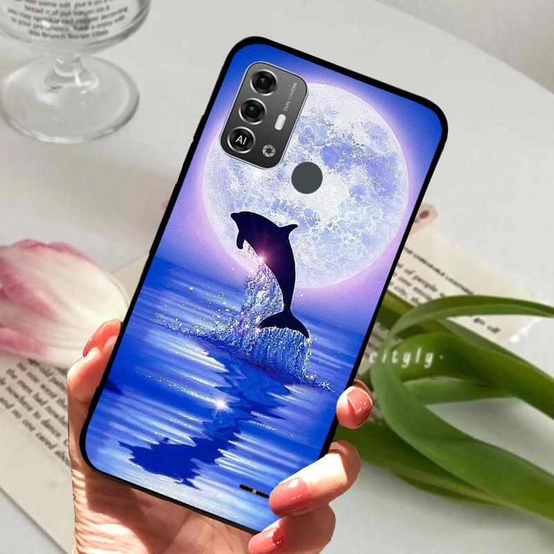 Für ZTE Blade A53 Pro Hülle Stoßfest Weiches TPU Silikon Handyhülle Für ZTE Blade A53 Pro Funda A53Pro Capa Cartoon Schalen