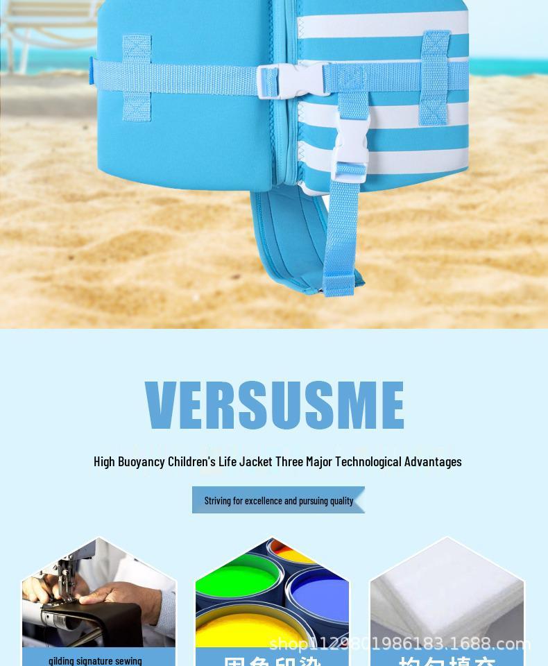 Kids' Professional Buoyancy Vest: Warmth and Safety for Snorkeling, Swimming, and Drifting