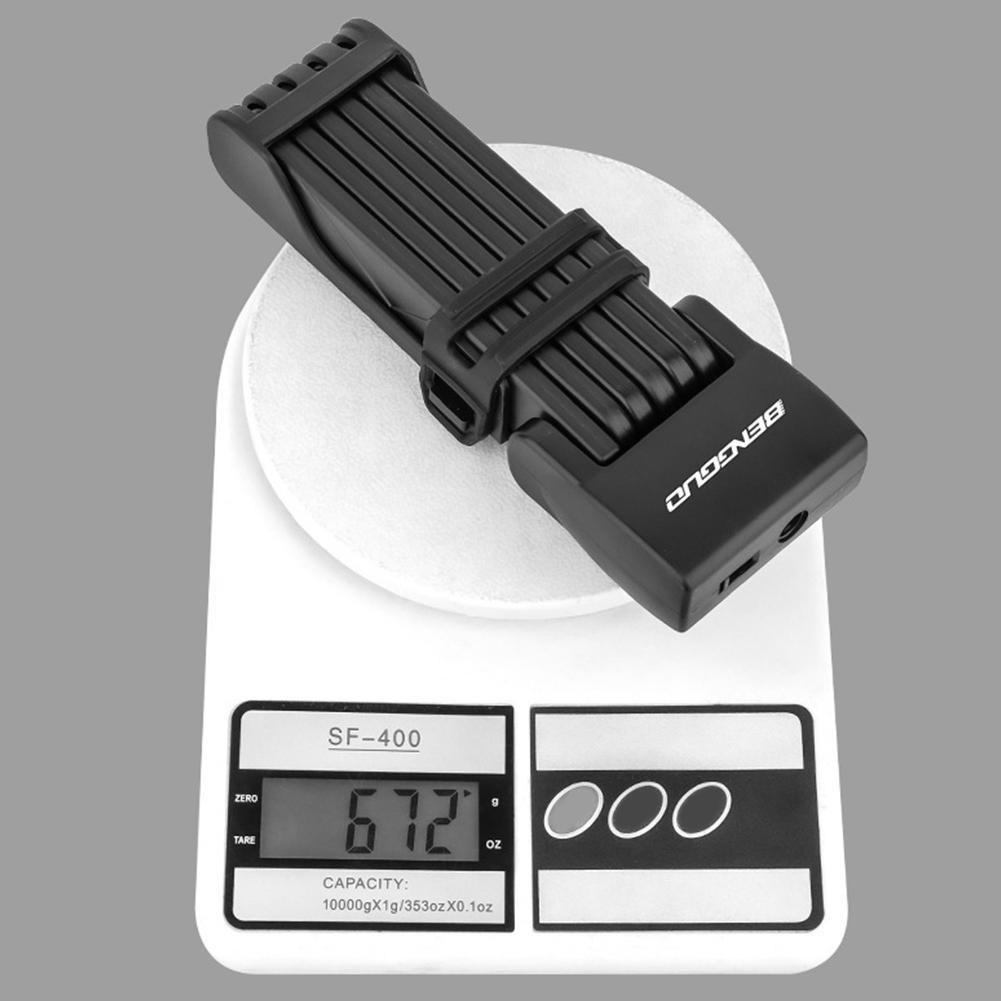 Fiets Vouwslot Hoge Beveiliging Fiets Vouwslot Anti-Diefstal MTB Racefiets Slot voor Motorfiets Scooter E-Bike