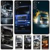 Truck Car Cover For Samsung Galaxy S24 Ultra S23 S22 S20 S21 FE S8 S9 S10 Plus Note 10 20 Ultra Case