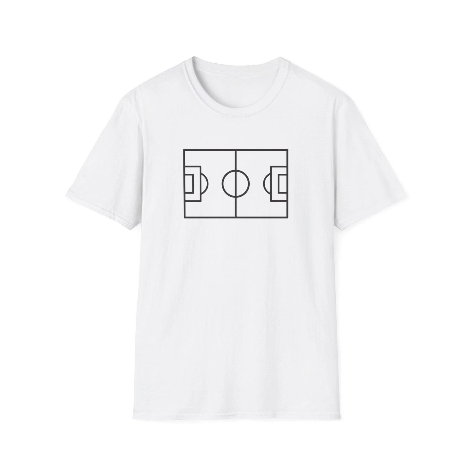 

Minimalist Soccer Field T-Shirt for Sports Lovers, Perfect Gift for Soccer Fans 4XL