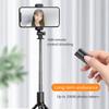 New Selfie Stick Tripod Stand for Android Xiaomi IOS iphone TikTok Extended Bluetooth with Remote Shutter Foldable Phone Holder