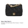 Chanel Grained Pebbled Cowhide Flap Bag, Shoulder Bag, Crossbody Bag Medium Women's Black AS3829-B10277-94305