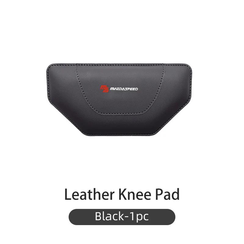 2025 Hot Leather Car Knee Leg Protective Pad Foot Armrest Cushion For Mazda 6 3 CX5 5 2 323 CX7 Demio Atenza Axela MX30 CX30 MX5