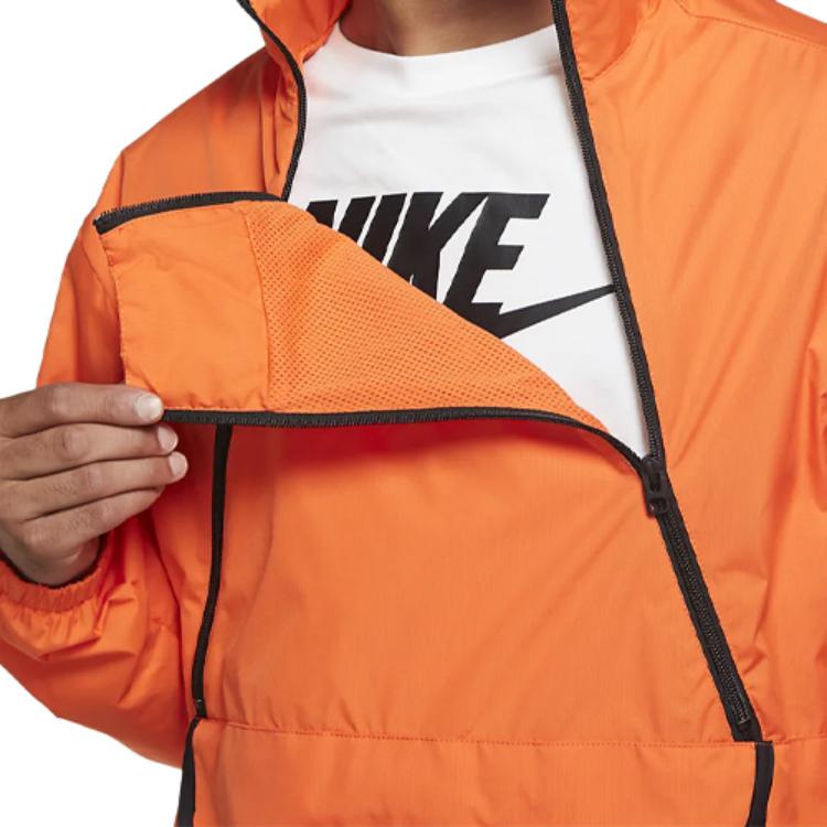Nike Air Lightweight Breathable Reflective Jacket Men Jackets Electric-Orange CU4119-837