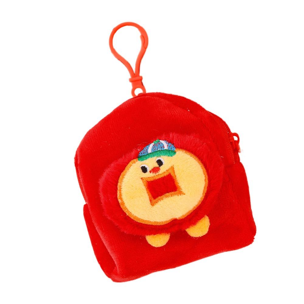 

Cute with Hooks Storage Bag Multi-function Coin Bag Coin Purse Earphone Bag Organizer Make Up Case New Year