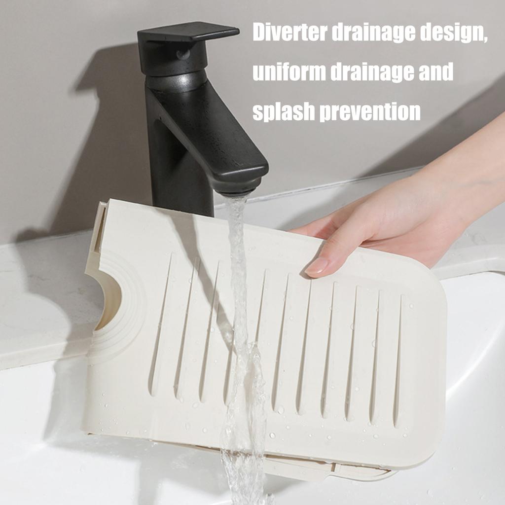 Faucet  Pad Proof Silicone Kitchen Sink Sink Water Retaining Can Be Cut And Folded Narrow Edge Wash Basin Absorbent Pad
