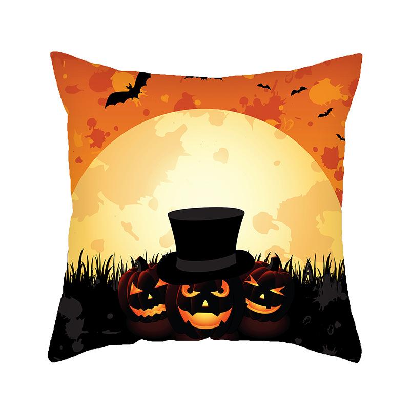New Cartoon Funny Pillowcase Halloween Decoration Pillow Printed Letters Pillow Living Room Chair Pillow
