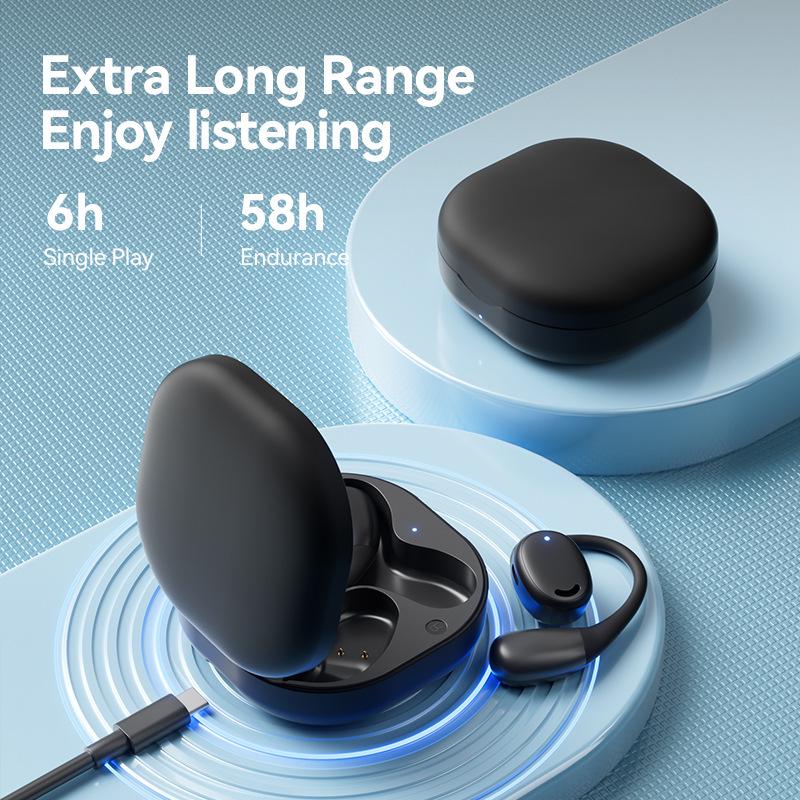 2024 Premium OWs Earhook Bluetooth Earbuds M56: High-end Noise Cancelling, Long Battery Life Sports Earbuds