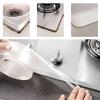 Wasserdichtes PVC Küchen Badezimmer Nahtabdichtband Küchennahtabdichtstreifen Transparenter wasserdichter Streifen für Herd Küche Badezimmer Toilette Spalt