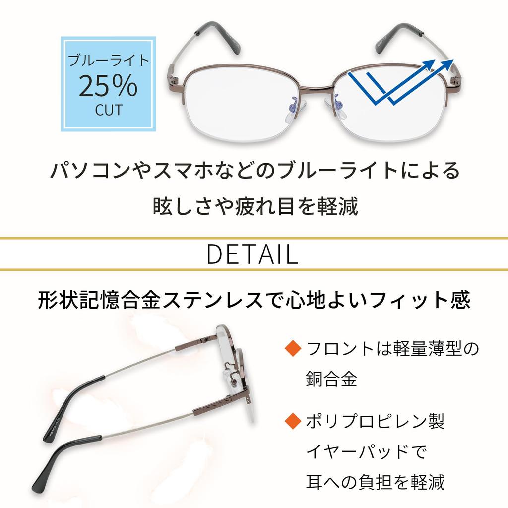 Electronic Stylish Reading Glasses with Copper Alloy Blue Light AR Coated Perfect Gift for Respect for the Aged Color Cannot Be [Hodogaya Sales] +3.0