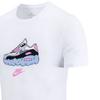 Nike Sportswear Knit Printed Crew-Neck Short Sleeve T-Shirt Men Tops White DB4826-100