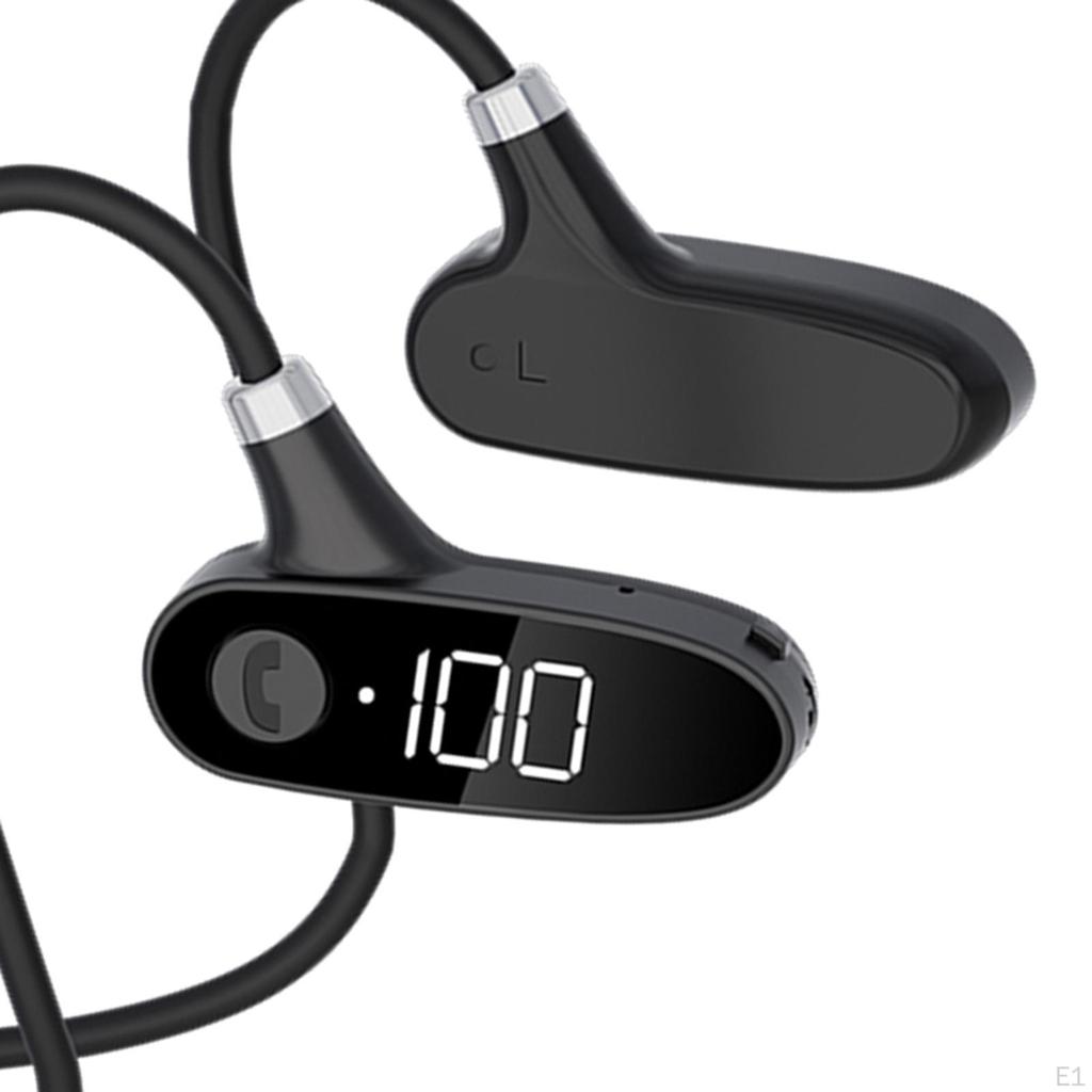 Conduction Headphones Earphones Open-Ear Lossless Sound Quality IPX7 Waterproof ,Bending Without