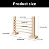 Hamster Obstacle Hurdle Obstacle Rabbit Toy Wood Jump Bar for Hamster for Guinea Pigs, Gerbils Molar Toy Hurdle