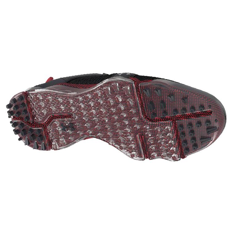 Under Armour Hovr Tour Spikeless Wide Golf Shoes 'Black Red' 3025744-001