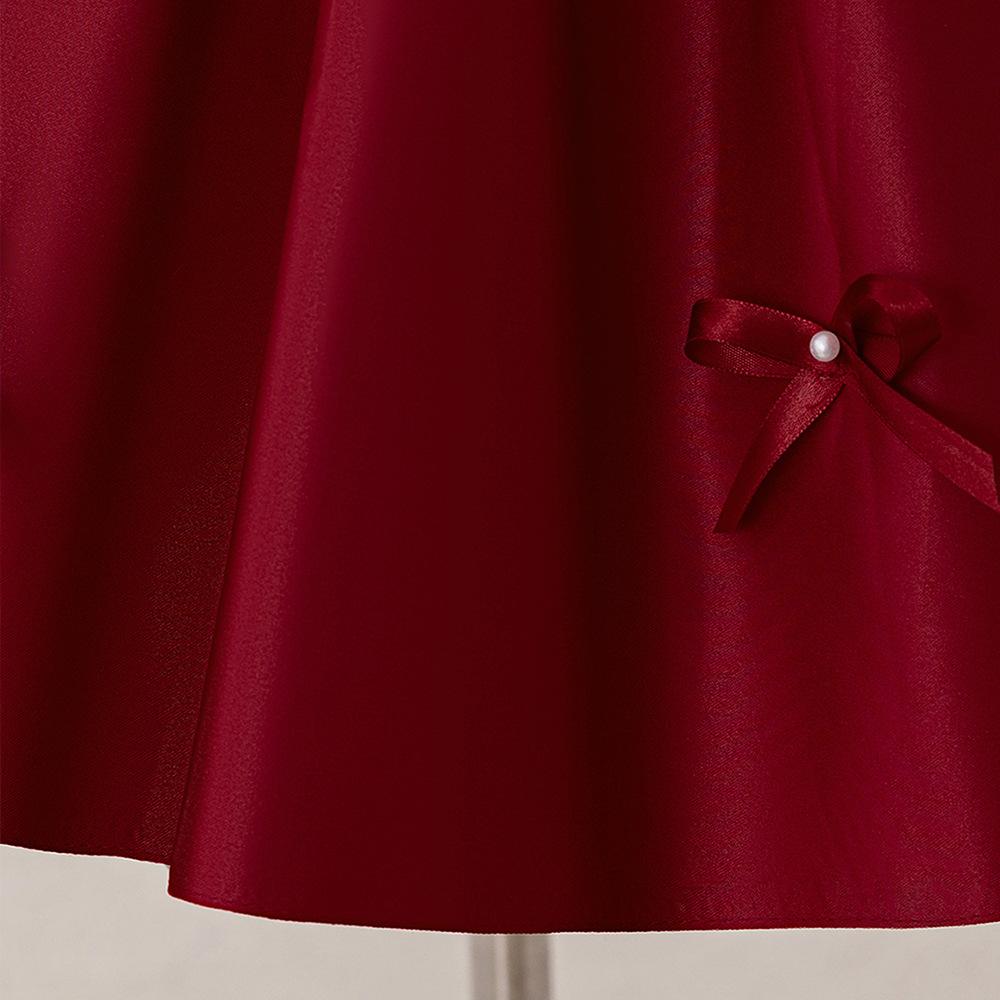 3-8J Weihnachtskleid Neugeborenes Taufe Hochzeitskleid für Baby Mädchen Erste Geburtstagsparty Kleidung Kleinkind Mädchen Taufkleid Kleidung L6015