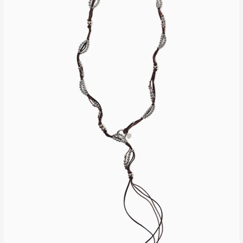 HolidayVisitor Silver Ball Suede Belt