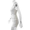Halter Tie-Back Backless V-Neck Sleeveless Bodycon Dress for Women - European and American Style
