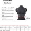 Leather Wide Belt,Punk fashion harness belts, Accessories For Party Dating leather harness belt for women