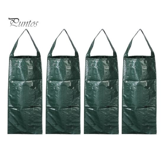 Hanging Grow Bag Upside Down Tomato Planter Strawberry Planting Bag for Home Garden Balcony Easy Vertical Gardening