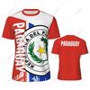 Paraguay Flag Men Sports T-shirt Women Tees jersey for Soccer Football Running Bike Tennis Fitness Fans