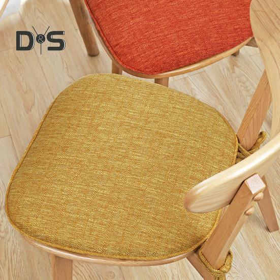 Winter Seat Cushion Stuffed Anti-slip Bottom Detachable Slow Rebound Pressure Relief Seat Pad Thickened Living Room Office Chair Sofa Cushion