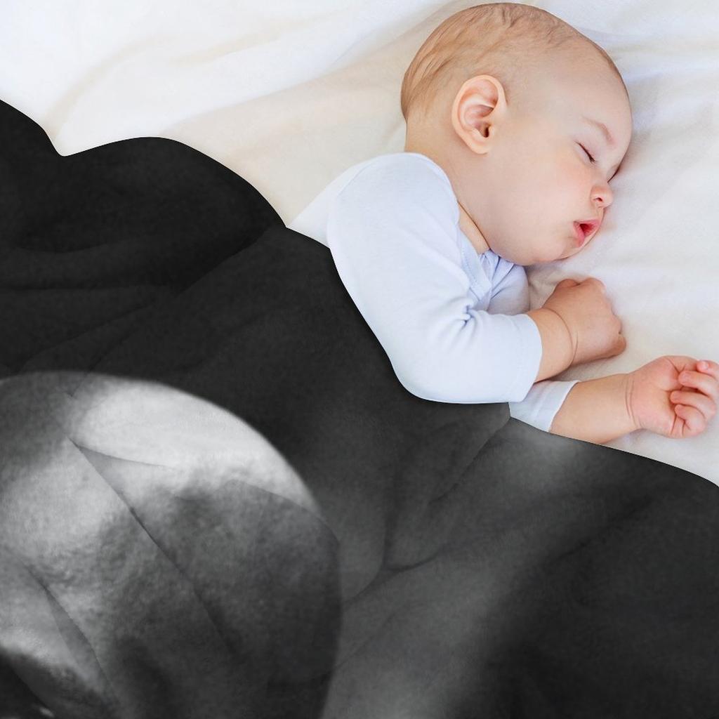 DMX B&W Throw Blanket Custom Soft Plush Plaid Soft Big Blankets For Bed Blankets