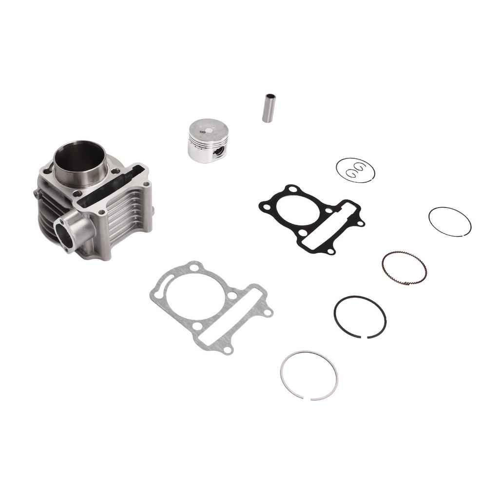 Engine Cylinder Assembly Kit with Piston Gaskets Aluminum Alloy for GY6 4Stroke 125cc Scooter Motorcycle ATV Go Karts
