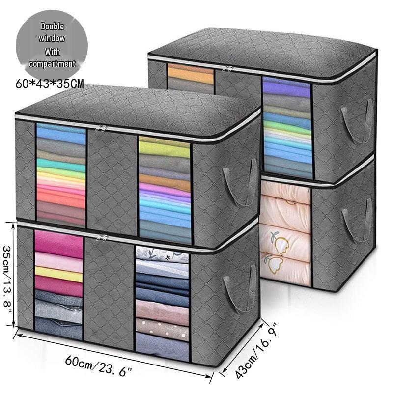 Premium Dustproof Moistureproof Non-Woven Storage Bag for Clothes and Quilts - Thickened Moving Solution