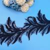 Heavy Industry Leaf Beads Sequins Embroidery Handmade Lace Leaf Accessories Diy Wedding Dress Belt Headdress Decoration