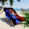 Dynamic Demon Slayer Art beach towel Outdoor camping Portable for travel quickdrying swim towel swim Absorbent bath towel Comfort printing