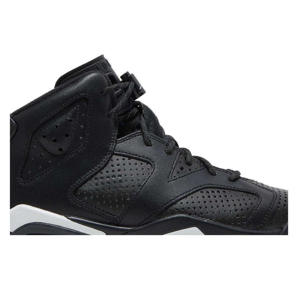 Air Jordan 6 Retro Grade School 'Black Cat' (Unisex) Black / Black-White Kids' Basketball Shoes 384665 020