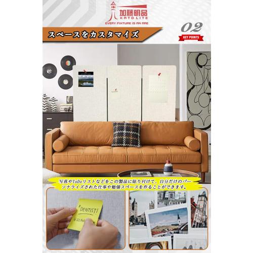 KATOLITE Acoustic Partition Privacy Panel, Cubicle Divider, Sound Absorbing and Soundproofing, 160cm High X 55cm Wide, Set of 3, Modular Design with Z