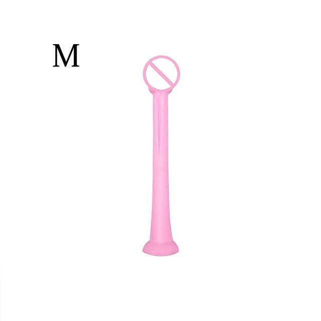 Long Butt Plug Liquid Silicone Anal Plug Big Dildos Stimulate Anus Suction Cup Soft Anal Dilator Penis Sex Toy Dick Sex Products