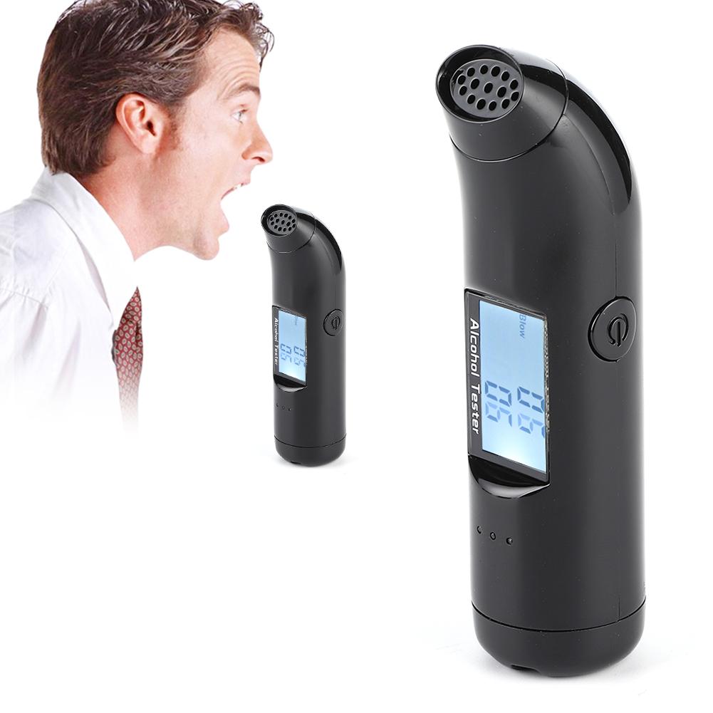 Digital Breath Wine Tester LCD Display Drunk Driving Analyzer Car Breathalyzer Detector
