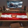Arsenal F Großes Mauspad Große Gaming-Tischunterlage Rutschfest für Laptop Tablet Großes Mauspad XXL Matte Mini-PC-Spielmatte Mit verriegeltem Rand