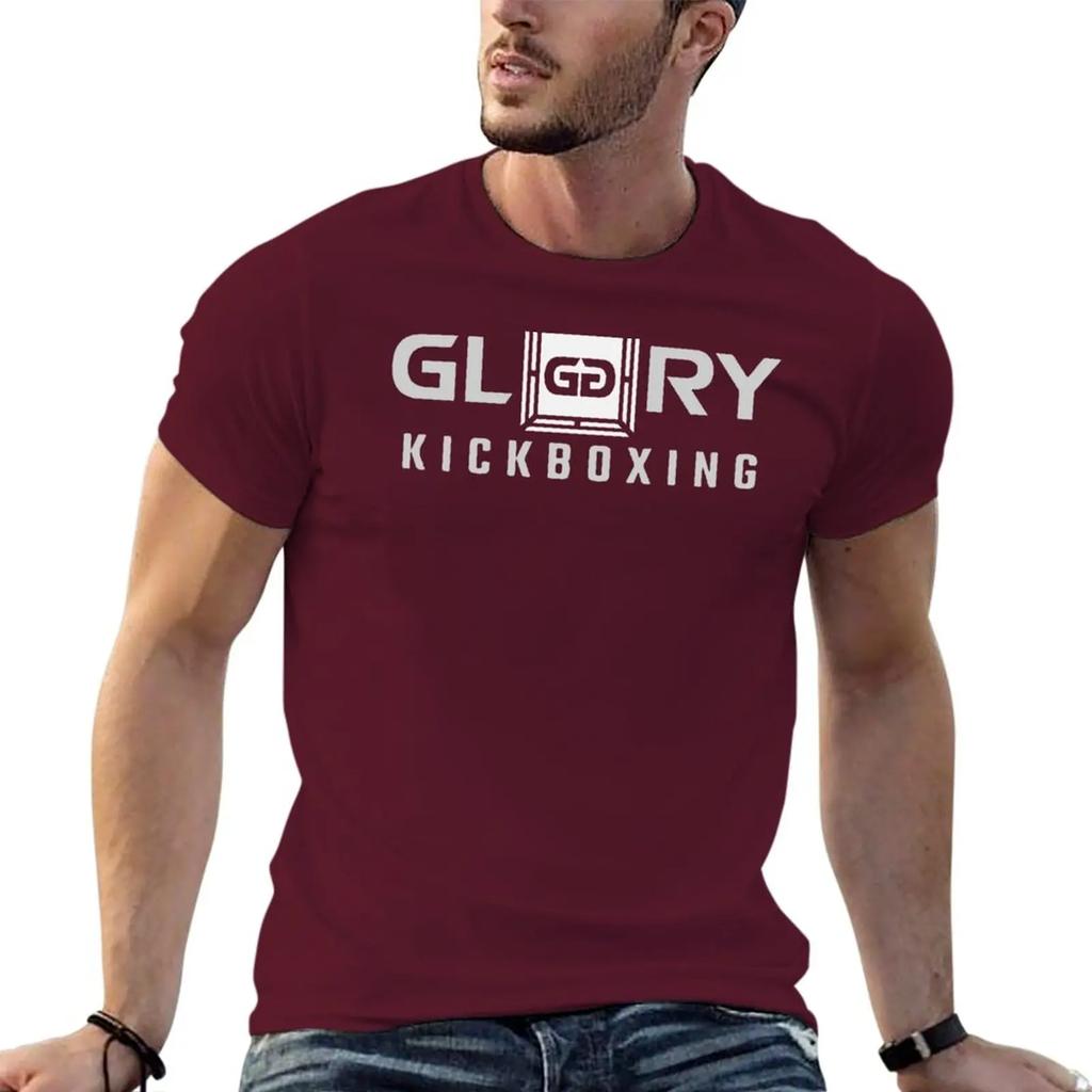 Nueva Camiseta de Kickboxing Glory Manga Corta Camiseta de Anime camisetas para hombre casual elegante Moda de Verano Llegada Algodón Manga Corta