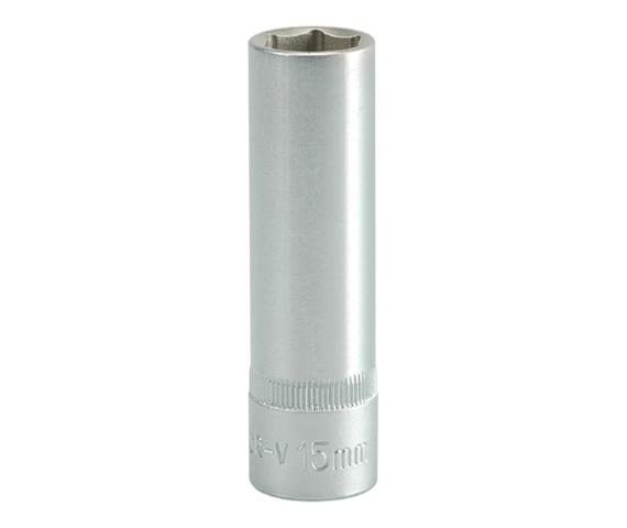 Long Socket 6-Point Chrome 1/2'' 15Mm - Yt-1228