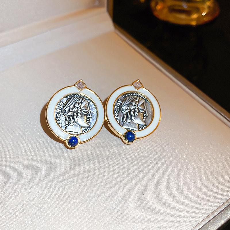 Silver Needle Flower Fringed Earrings French Light Luxury Temperament Earrings, Niche High-end Earrings